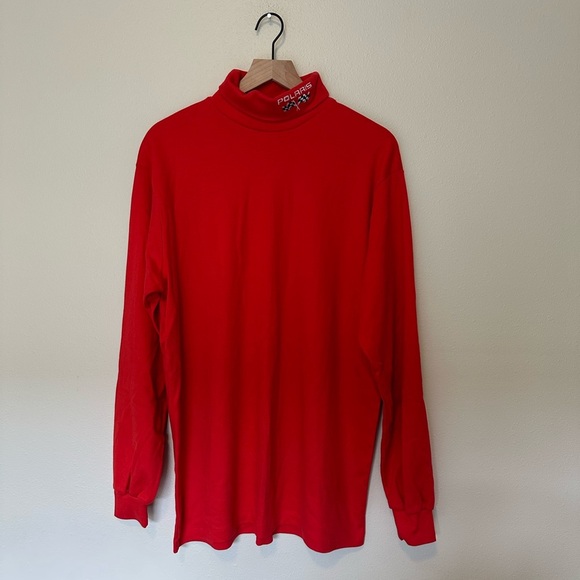 POLARIS Red Turtleneck - Picture 1 of 6